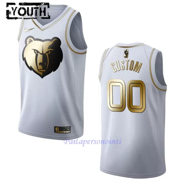 Memphis Grizzlies Pelipaita Lapset Golden Edition Swingman Valkoinen