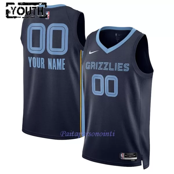 Memphis Grizzlies Pelipaita Lapset Icon Edition 2023/24 Swingman Laivasto