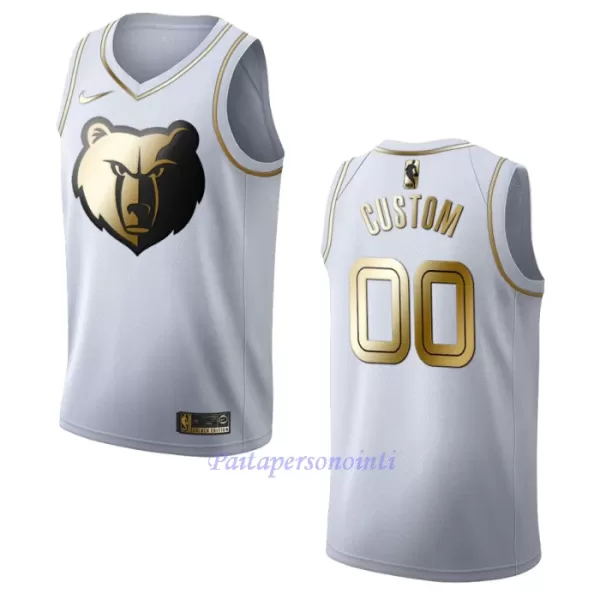 Memphis Grizzlies Pelipaita Miehet Golden Edition Swingman Valkoinen