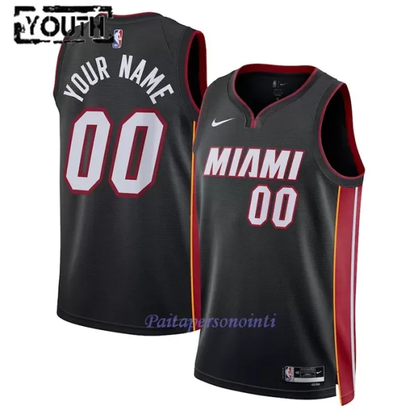 Miami Heat Pelipaita Lapset Icon Edition 2023/24 Swingman Musta