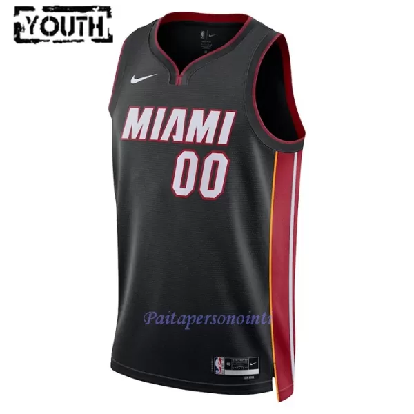 Miami Heat Pelipaita Lapset Icon Edition 2023/24 Swingman Musta