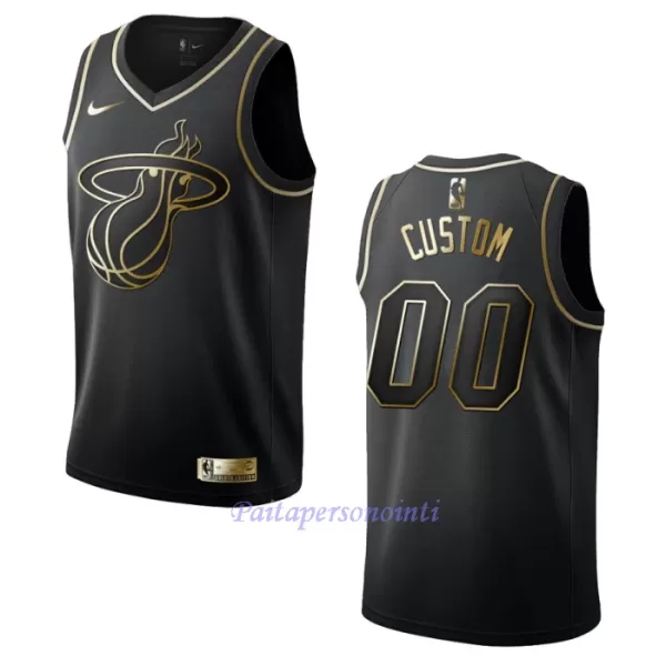 Miami Heat Pelipaita Miehet Golden Edition Swingman Musta