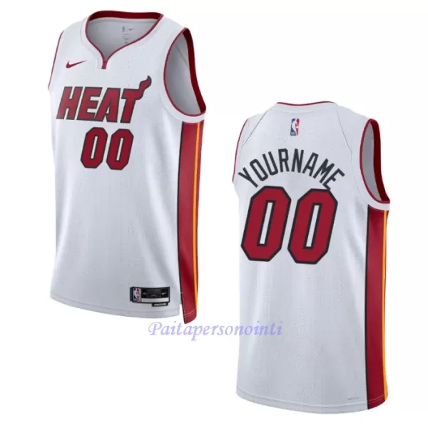 White Miami Heat Pelipaita Miehet Association Edition 2023/24 Swingman