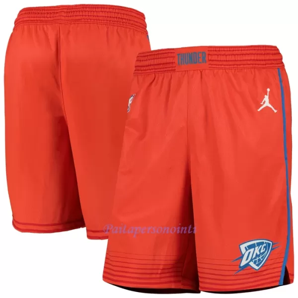 Oklahoma City Thunder NBA Shortsit Miehet Statement Edition Swingman