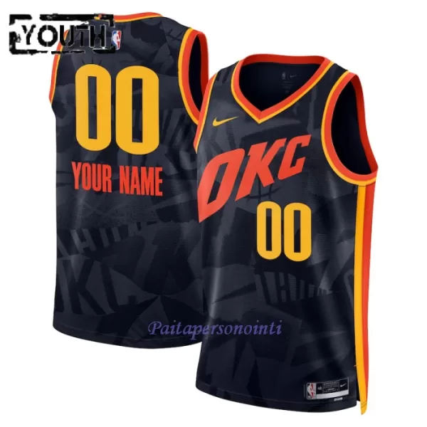 Oklahoma City Thunder Pelipaita Lapset City Edition 2023/24 Swingman Laivasto