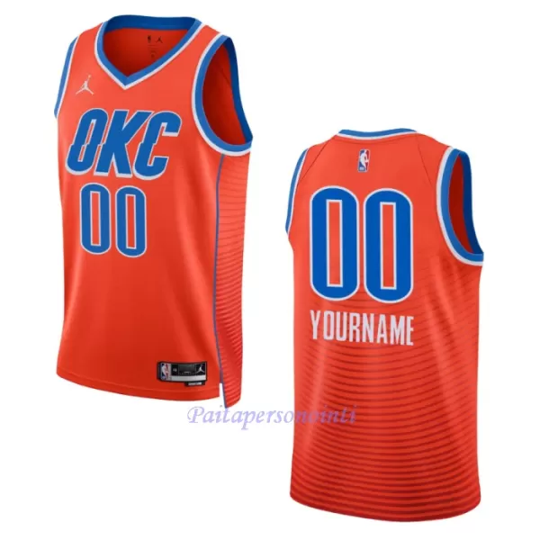 Oklahoma City Thunder Pelipaita Miehet Statement Edition 2023/24 Swingman Oranssi