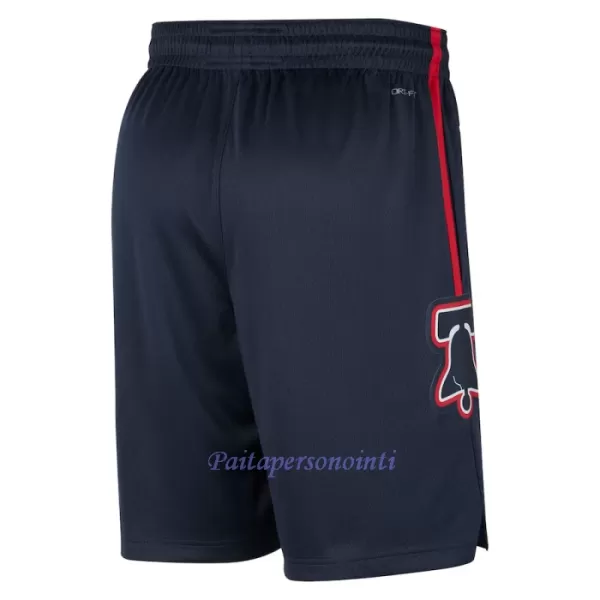 Philadelphia 76ers NBA Shortsit Miehet City Edition Swingman Laivasto