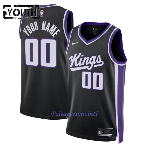 Sacramento Kings Pelipaita Lapset Icon Edition 2023/24 Swingman Musta