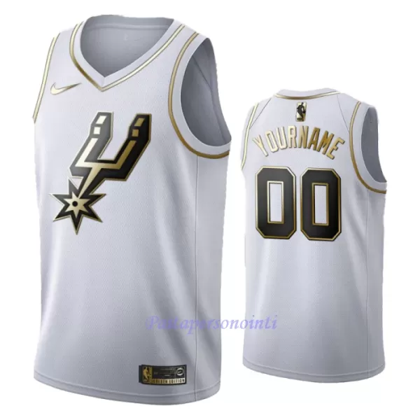 San Antonio Spurs Pelipaita Miehet Golden Edition Swingman Valkoinen