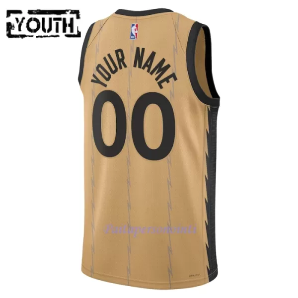 Toronto Raptors Pelipaita Lapset City Edition 2023/24 Swingman Kulta