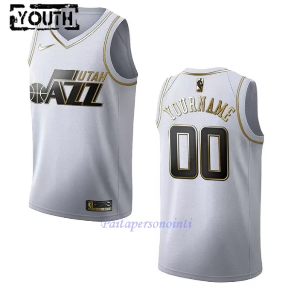 Utah Jazz Pelipaita Lapset Golden Edition Swingman Valkoinen