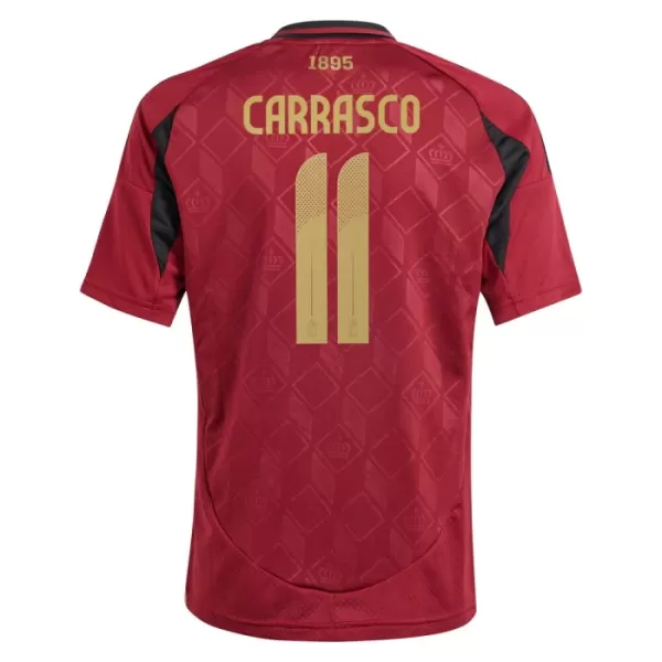 Belgia Carrasco 11 Virallinen Kotipelipaita Lapset Euro 2024