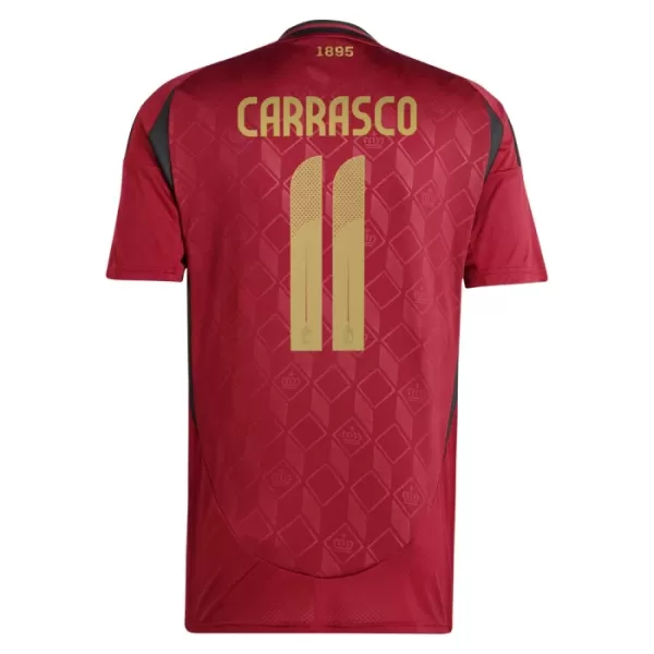 Belgia Carrasco 11 Virallinen Kotipelipaita Miehet Euro 2024