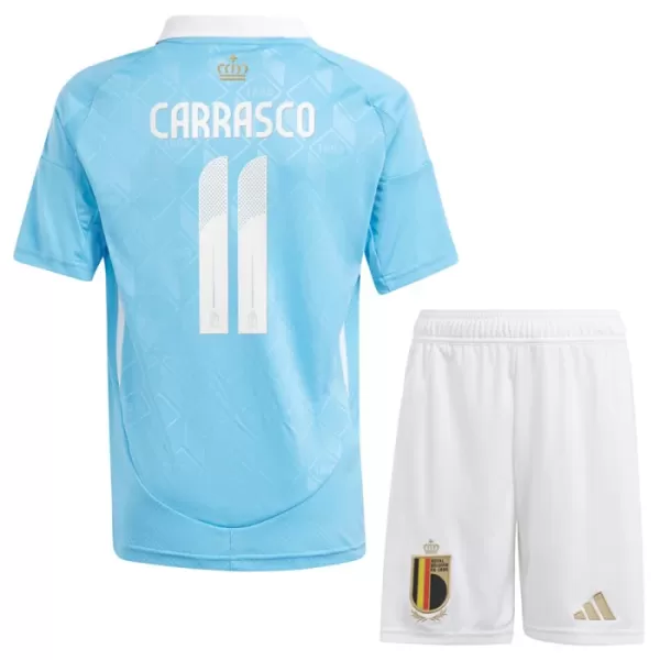 Belgia Carrasco 11 Virallinen Vieraspelipaita Lapset Euro 2024