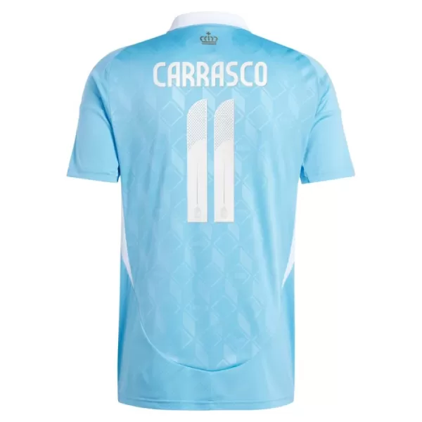 Belgia Carrasco 11 Virallinen Vieraspelipaita Miehet Euro 2024