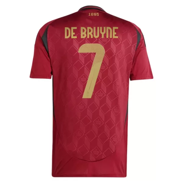 Belgia Kevin De Bruyne 7 Virallinen Kotipelipaita Miehet Euro 2024