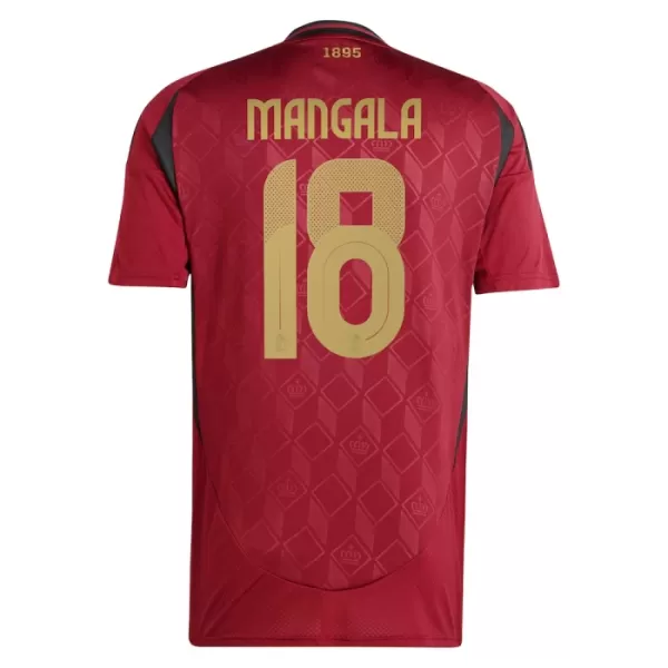 Belgia Mangala 18 Virallinen Kotipelipaita Miehet Euro 2024