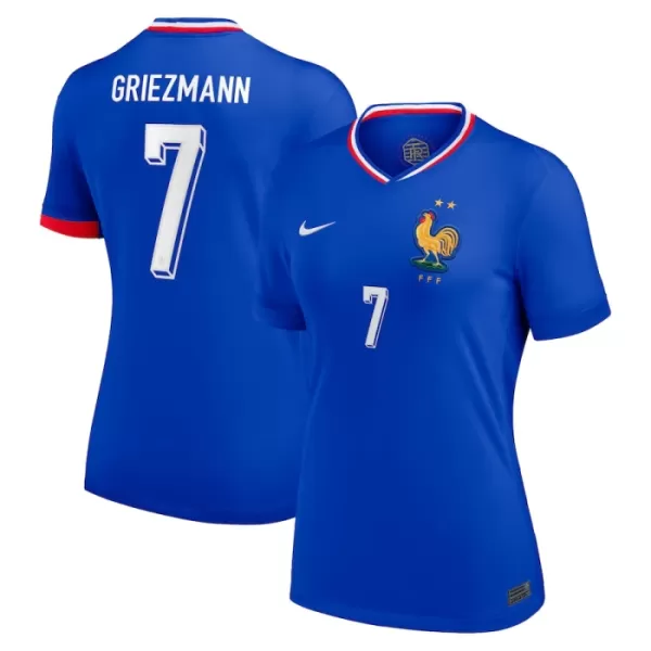 Ranska Antoine Griezmann 7 Virallinen Kotipelipaita Naiset Euro 2024