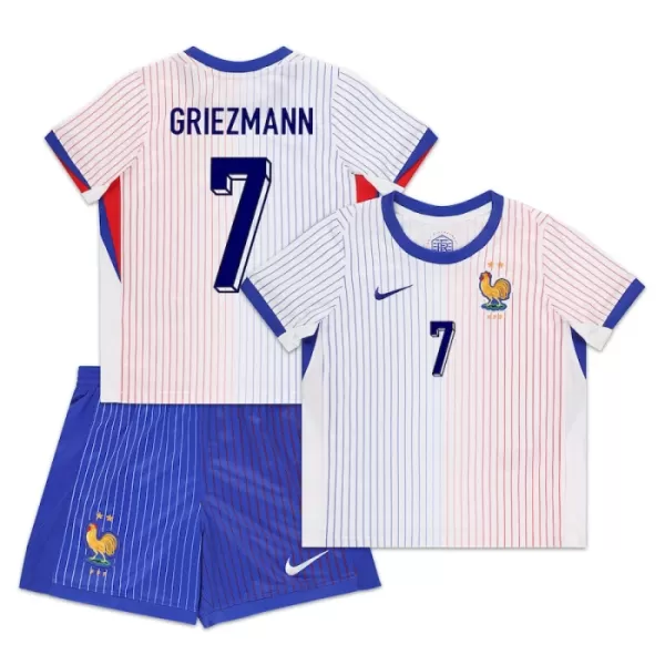 Ranska Antoine Griezmann 7 Virallinen Vieraspelipaita Lapset Euro 2024