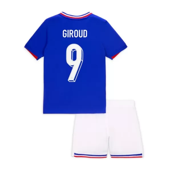 Ranska Olivier Giroud 9 Virallinen Kotipelipaita Lapset Euro 2024