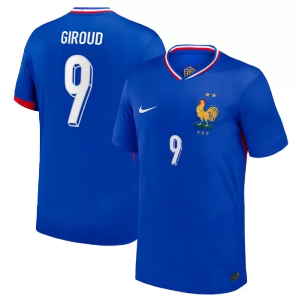 Ranska Olivier Giroud 9 Virallinen Kotipelipaita Miehet Euro 2024