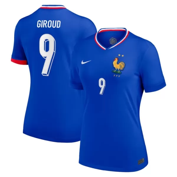 Ranska Olivier Giroud 9 Virallinen Kotipelipaita Naiset Euro 2024