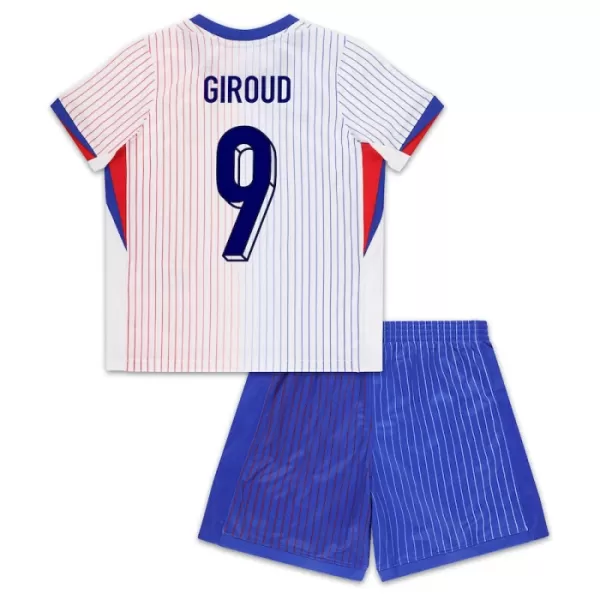 Ranska Olivier Giroud 9 Virallinen Vieraspelipaita Lapset Euro 2024