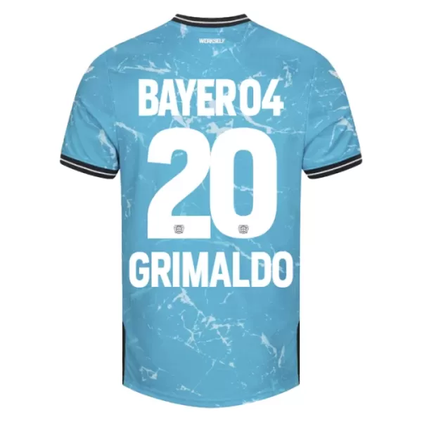 Bayer 04 Leverkusen Alejandro Grimaldo 20 Virallinen Kolmas Pelipaita Miehet 2023/24