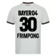 Bayer 04 Leverkusen Jeremie Frimpong 30 Virallinen Vieraspelipaita Miehet 2023/24