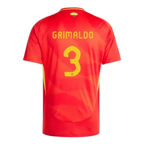 Espanja Alejandro Grimaldo 3 Virallinen Kotipelipaita Miehet Euro 2024