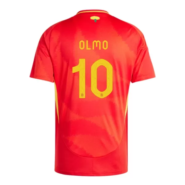 Espanja Dani Olmo 10 Virallinen Kotipelipaita Miehet Euro 2024