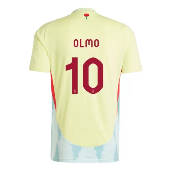 Espanja Dani Olmo 10 Virallinen Vieraspelipaita Miehet Euro 2024