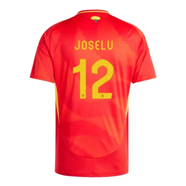 Espanja Joselu 12 Virallinen Kotipelipaita Miehet Euro 2024