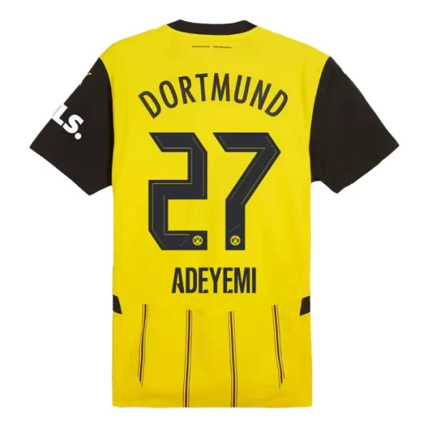 Borussia Dortmund Adeyemi 27 Virallinen Kotipelipaita Miehet 2024/25