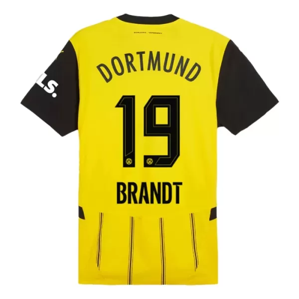 Borussia Dortmund Brandt 19 Virallinen Kotipelipaita Miehet 2024/25