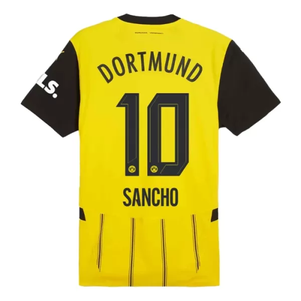 Borussia Dortmund Sancho 10 Virallinen Kotipelipaita Lapset 2024/25