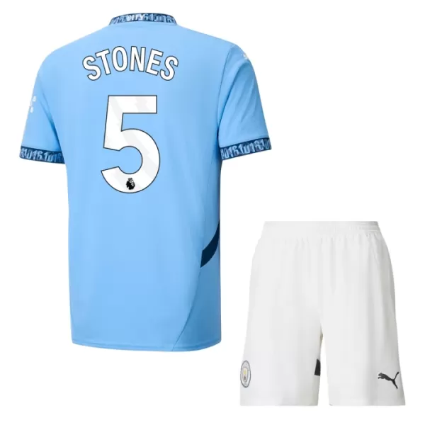 Manchester City John Stones 5 Virallinen Kotipelipaita Lapset 2024/25