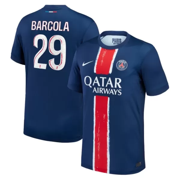 Paris Saint-Germain Bradley Barcola 29 Virallinen Kotipelipaita Miehet 2024/25