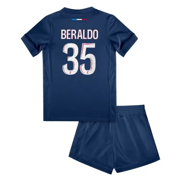 Paris Saint-Germain Lucas Beraldo 35 Virallinen Kotipelipaita Lapset 2024/25