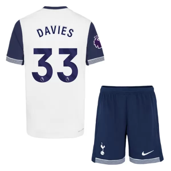 Tottenham Hotspur Alphonso Davies 33 Virallinen Kotipelipaita Lapset 2024/25