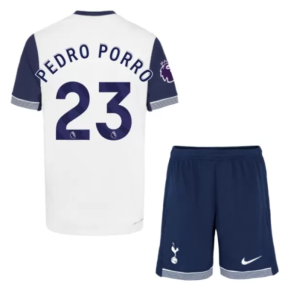 Tottenham Hotspur Pedro Porro 23 Virallinen Kotipelipaita Lapset 2024/25