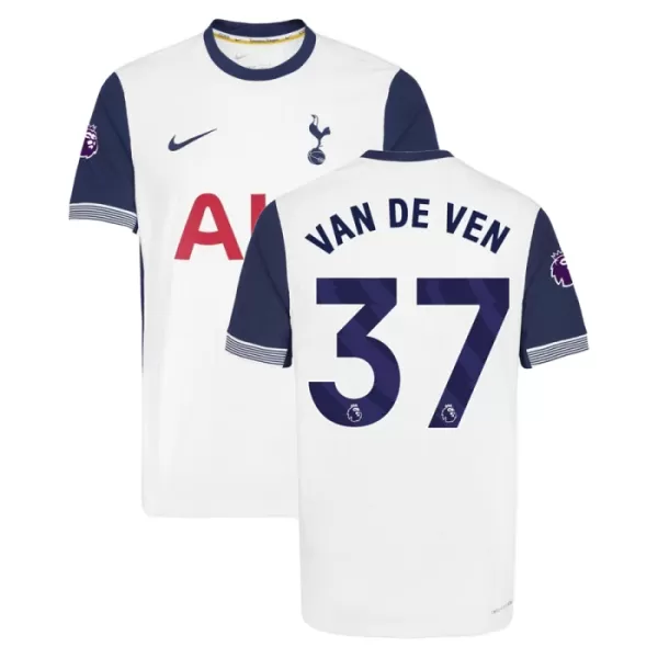 Tottenham Hotspur Van De Ven 37 Virallinen Kotipelipaita Miehet 2024/25