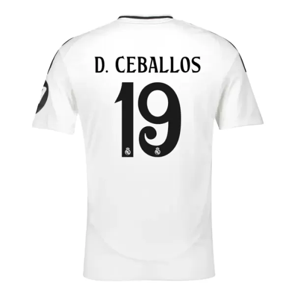 Real Madrid D. Ceballos 19 Virallinen Kotipelipaita Miehet 2024/25