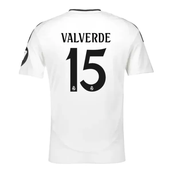 Real Madrid Federico Valverde 15 Virallinen Kotipelipaita Lapset 2024/25