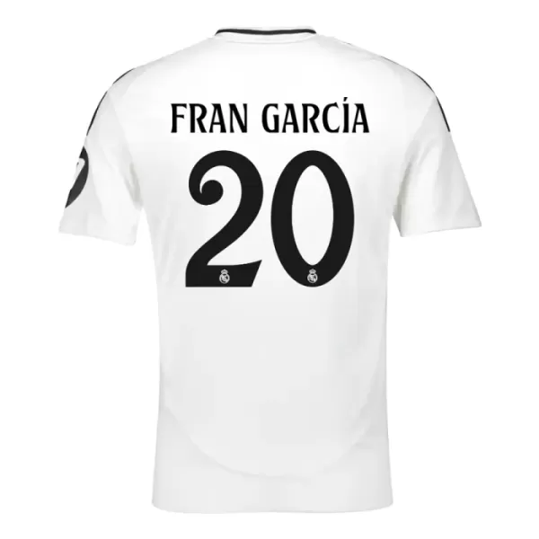 Real Madrid Fran Garcia 20 Virallinen Kotipelipaita Miehet 2024/25