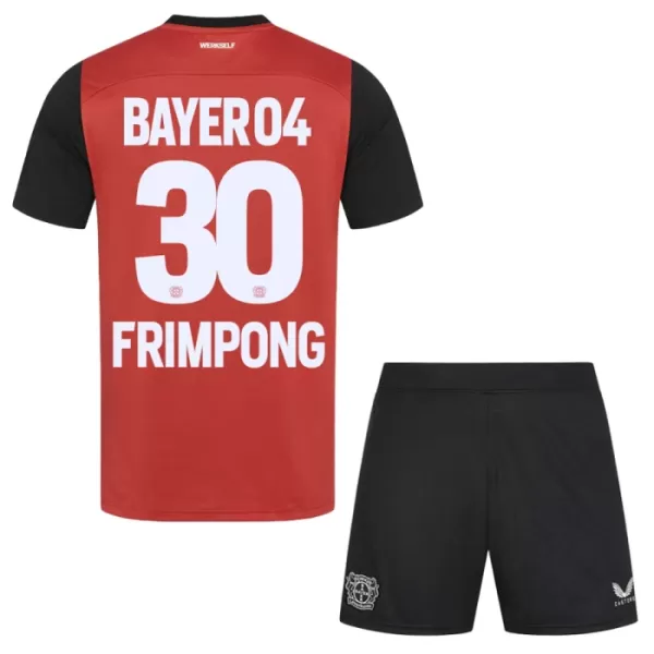 Bayer 04 Leverkusen Jeremie Frimpong 30 Virallinen Kotipelipaita Lapset 2024/25