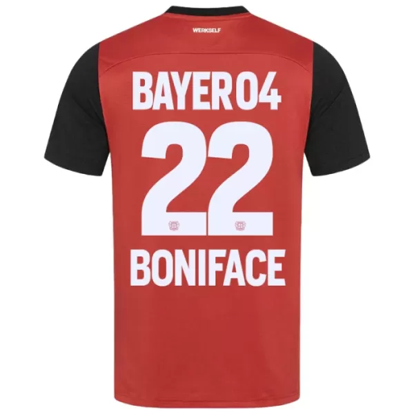 Bayer 04 Leverkusen Victor Boniface 22 Virallinen Kotipelipaita Lapset 2024/25