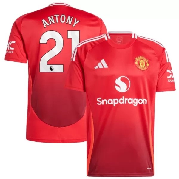 Manchester United Antony Santos 21 Virallinen Kotipelipaita Miehet 2024/25