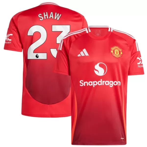 Manchester United Shaw 23 Virallinen Kotipelipaita Miehet 2024/25