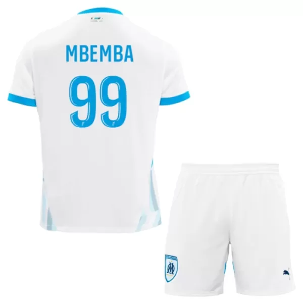 Olympique Marseille Mbemba 99 Virallinen Kotipelipaita Lapset 2024/25